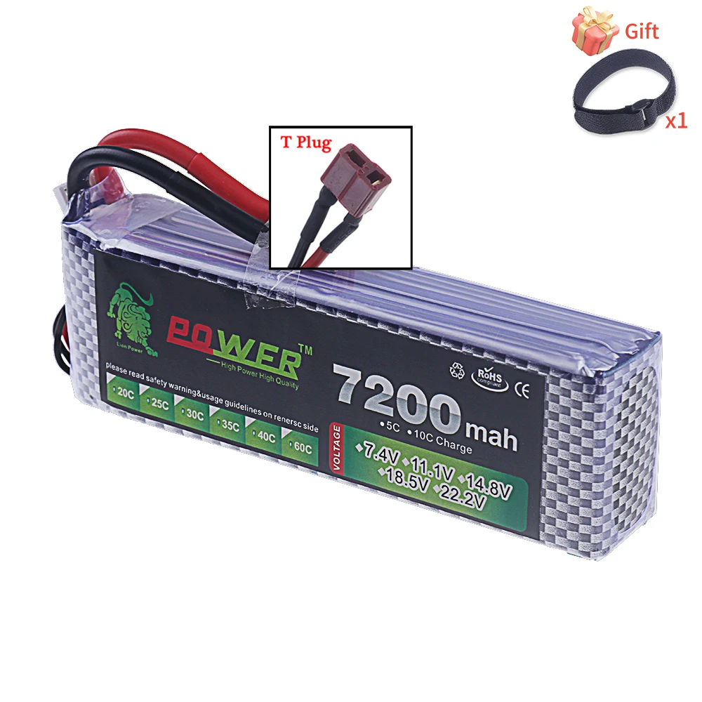 3S 11.1V Lipo Batterij Deans T / XT60 1500mAh 1800mAh 2200mAh 2800mAh 4200mAh 5200mAh 7200mAh Voor RC Auto Vrachtwagen Buggy Racing Boot
