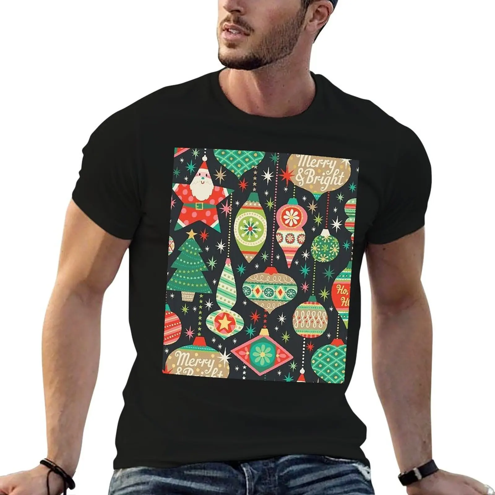 christmas vibes T-Shirt cotton t shirts man 100% t shirt man casual t shirt for man 100 percent cotton T-shirt