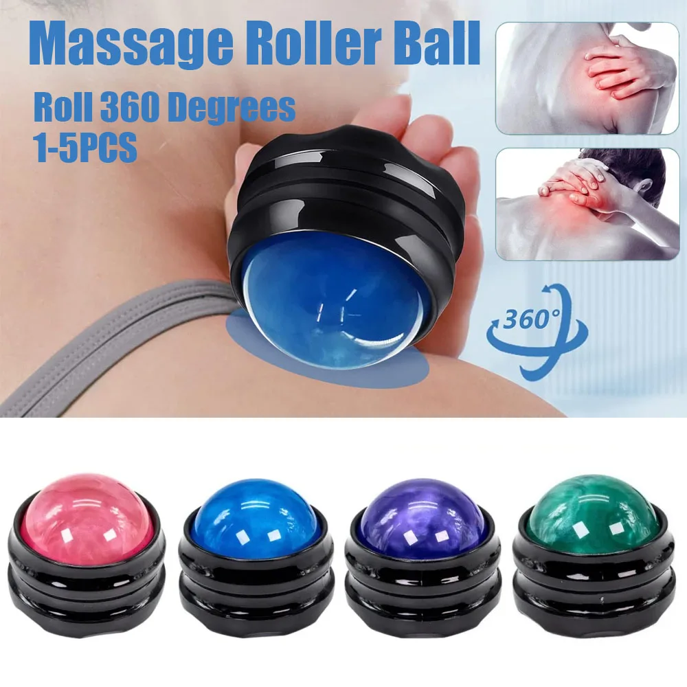 

1/2/3/4/5pcs Massager Roller Ball Body Therapy Foot Back Waist Hip Relaxer Stress Release Muscle Relaxation Balls Massager Tool