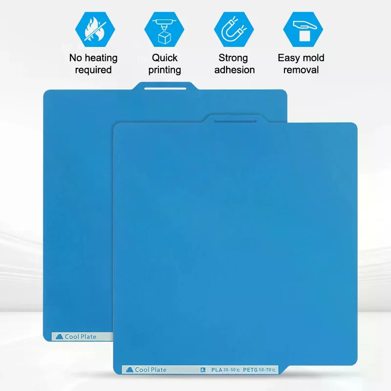 

For Bambu Lab X1/P1P/A1 Cool Plate Build Plate Double-Sided Plate Spring Steel 256x256mm Bambu Lab Heat Bed 3D Printer Part