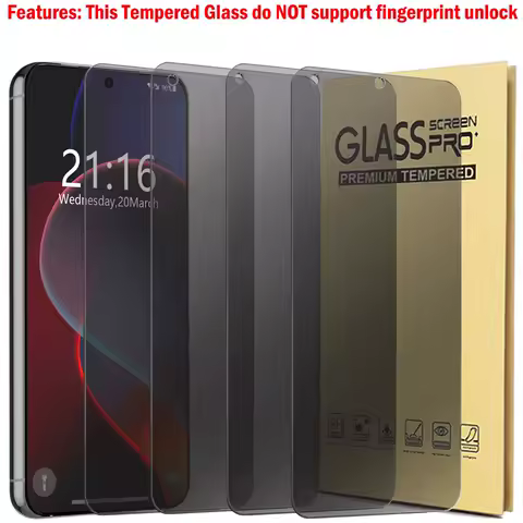 4-Pack For Samsung Galaxy S21/S21 Plus/S21+/S21 Ultra/S21 FE 5G Case Friendly Anti Spy Privacy Tempered Glass Screen Protectors