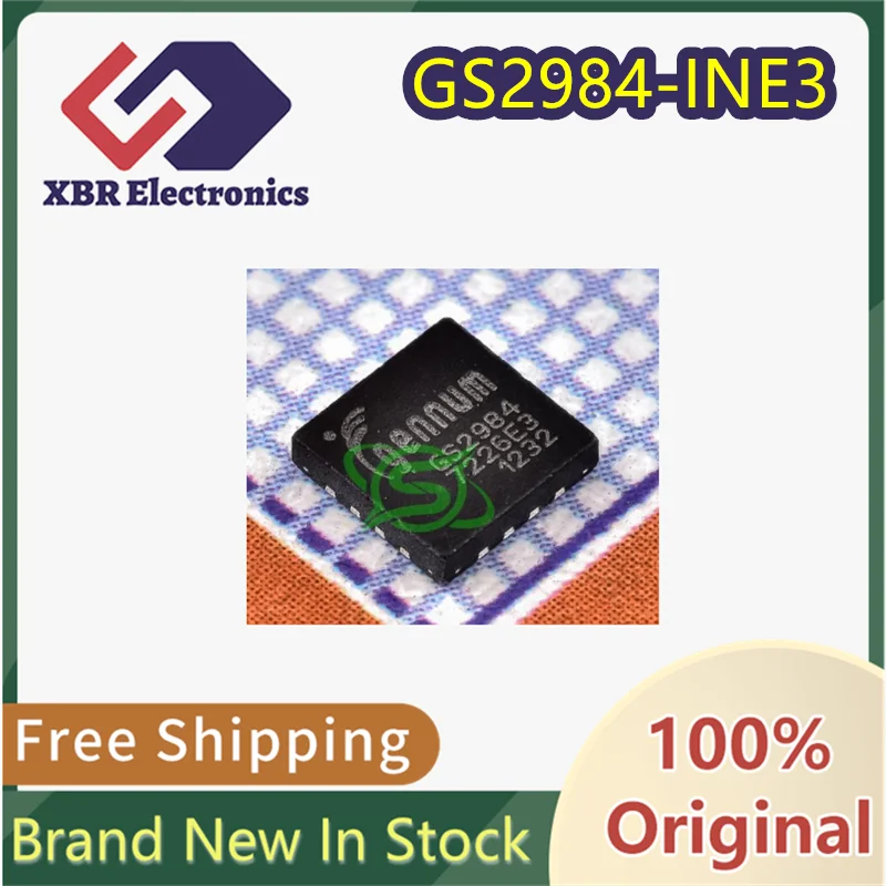 

(1/5 piece) GS2984-INE3 GS2984 QFN16 Cable Equalizer Chip Brand New Genuine Original Product In Stock with Free Shipping