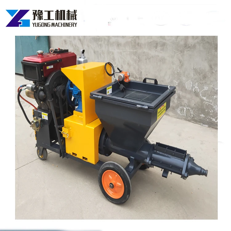 YG Mini Concrete Pump Concrete Cement Mortar Sprayer Cement Mortar Spray And Plaster Pump For Building