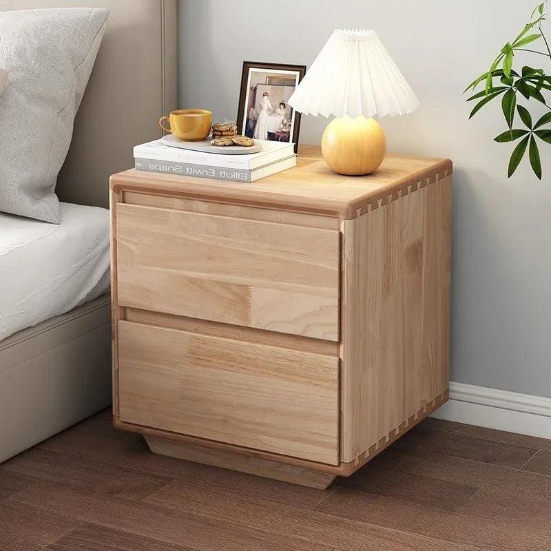 Solid wood installation-free environmental protection grade rubber wood integrated tenon and mortise small cabinet