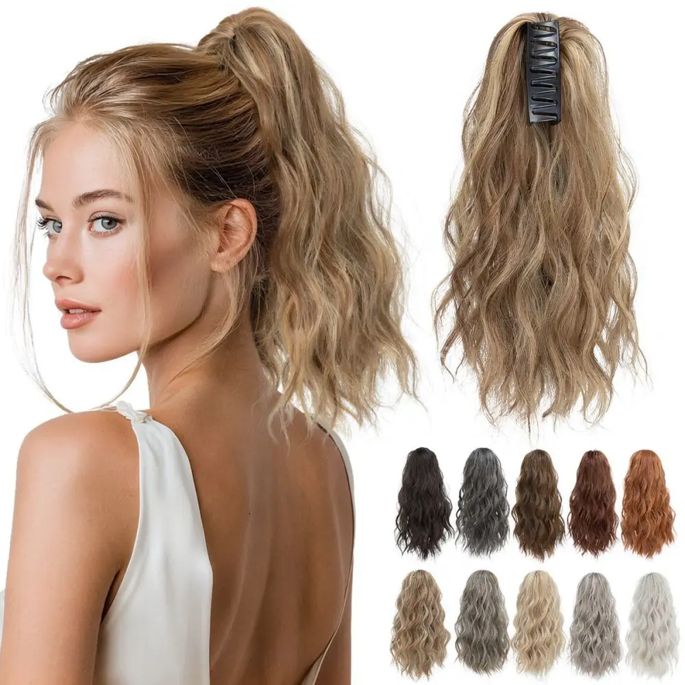 Long Wavy Claw Ponytail For For Sairawigs Realistic Synthetic Hairpiece Fluffy Curly Hair Extension Women Fashion Accessory
