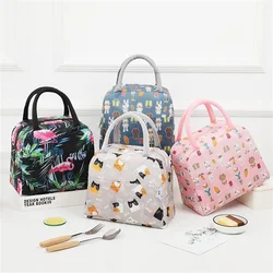 Portable Lunch Bags Thermal Insulation Lunch Box Storage Bag Children's School Lunch Box Bag Picnic Storage Large Capacity Tote