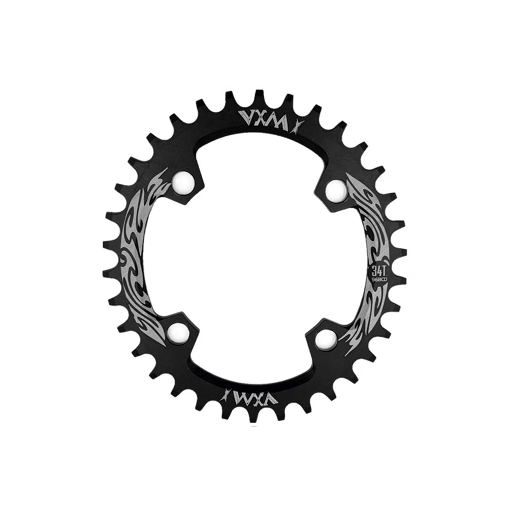 VXM Chainring 96BCD Round for Alivio  32t 34t 36t 38t Tooth Single Tooth Plate MTB Mountain Bike 96 BCD M4000 M4050