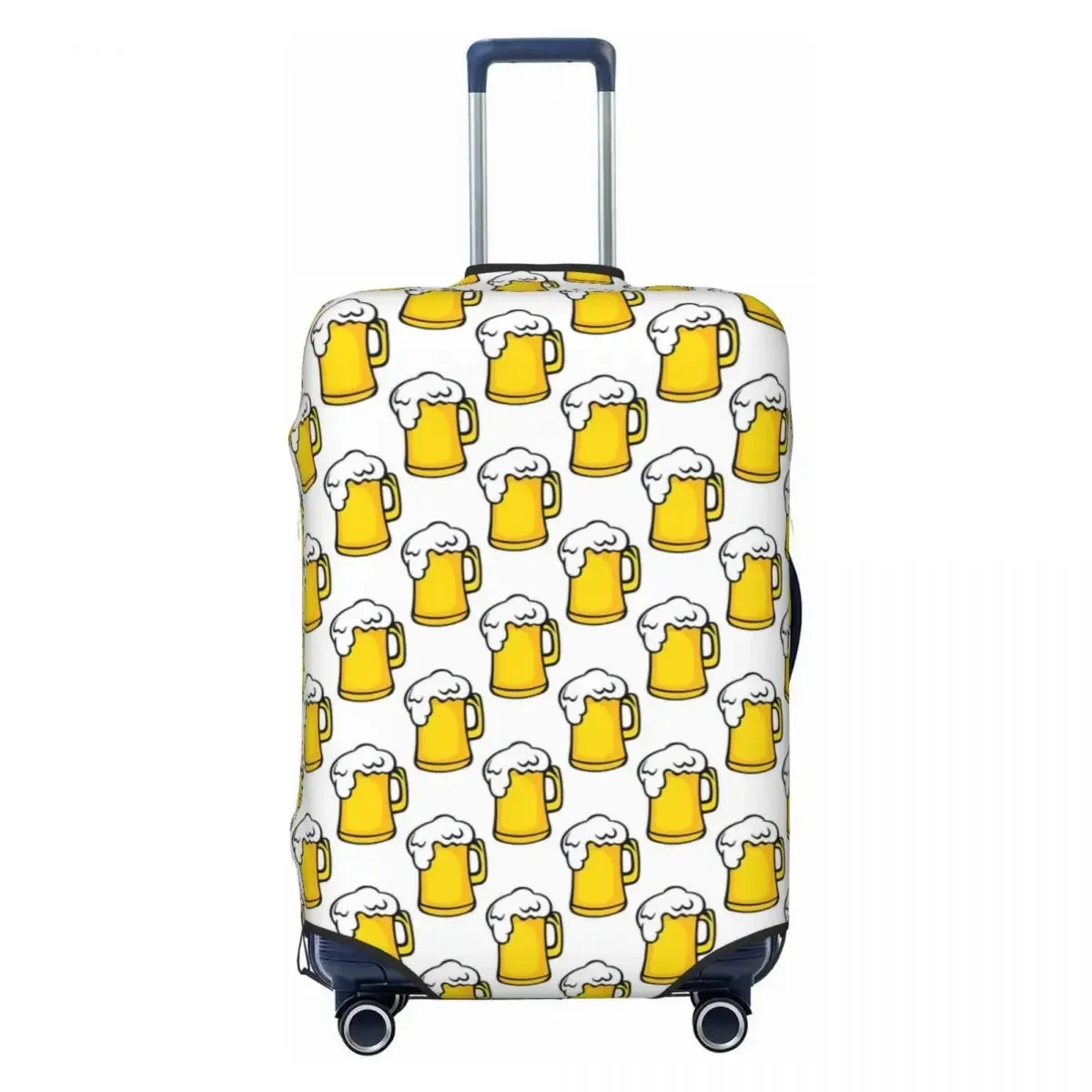 Cheers Beer Stock Print Luggage Protective Dust Covers Elastic Waterproof 18-32inch Suitcase Cover Travel Accessories