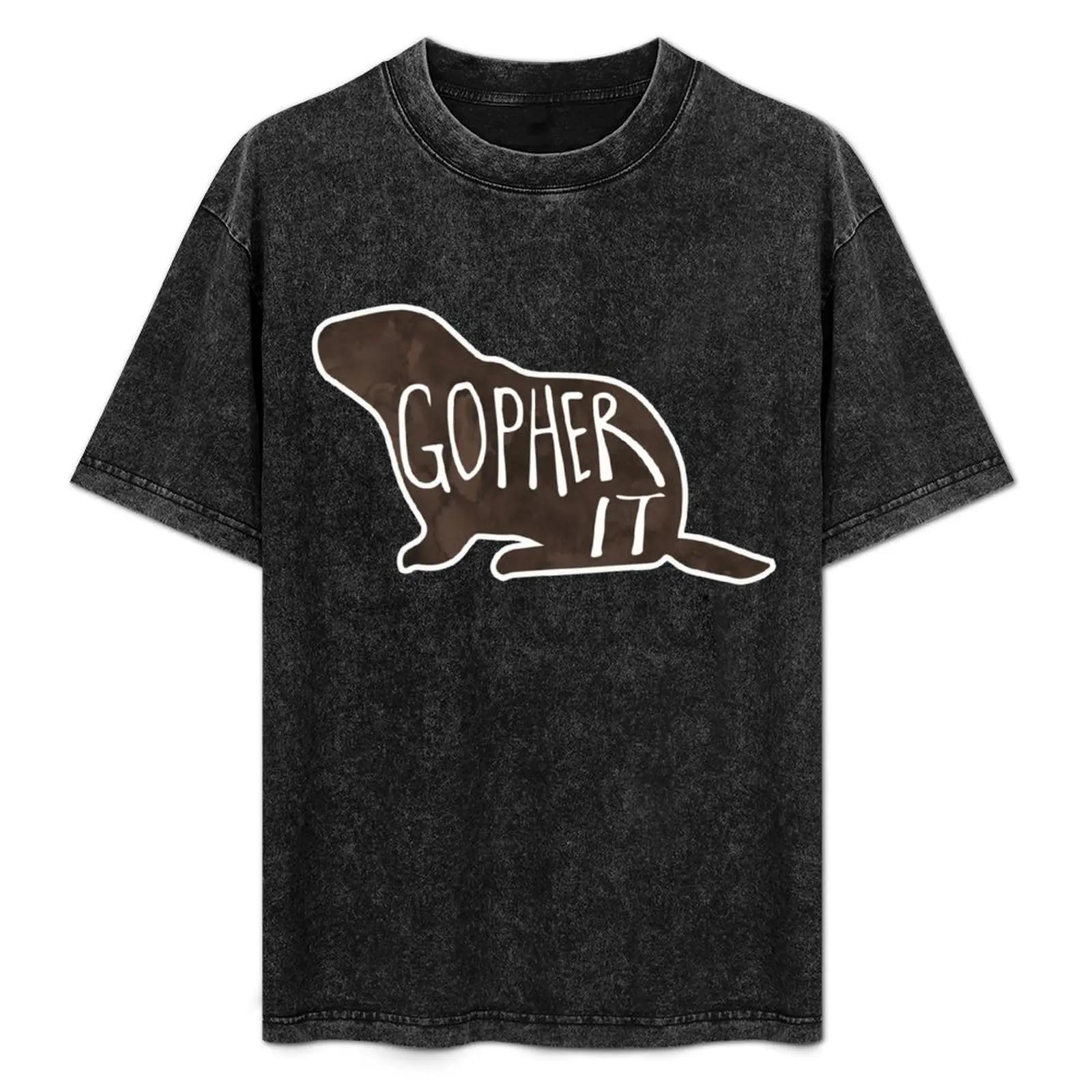 

GOPHER it - Pun T-Shirt black cotton t-shirt plain for man package essential t shirt man tshirt funny t shirts man T-Shirt