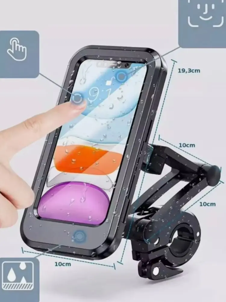 AliExpress 360° Bicycle Motor Bike Waterproof Phone Case Mount Holder For All Mobile Phones