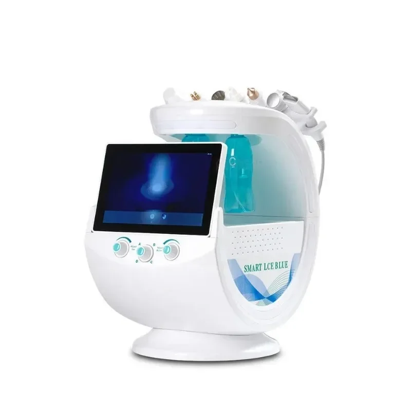 7 in1 Smart Ice Blue Skin Analysis Microdermabrasion Skin Management Aqua Facial Hydrodermabrasion Machine Factory customization