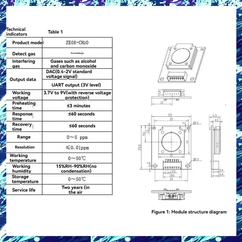 

Модуль измерения формальдегида CEA Модуль измерения концентрации формальдегида для измерения формальдегида