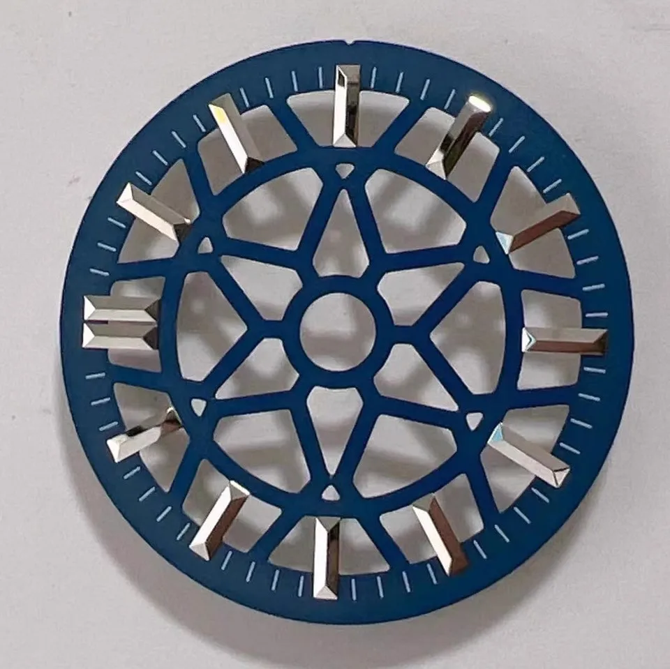 28.5mm Hollow Skeleton Multiple Colors Watch Dial Fit NH70 NH35 NH36 Movement Watch Mod Parts Watch Accessories