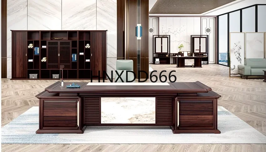 

Modern Luxury Wooden Executive Office Desk Workstation Premium Manager Desk Furniture