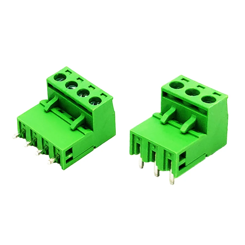 CIXIYCX 2/3/4/5/6/7/8/10/12 Pin 2EDG 5.08mm Straight Needle PCB Screw Terminal Block Wire Connector Plug-in 5.08mm Pitch 2EDGKV