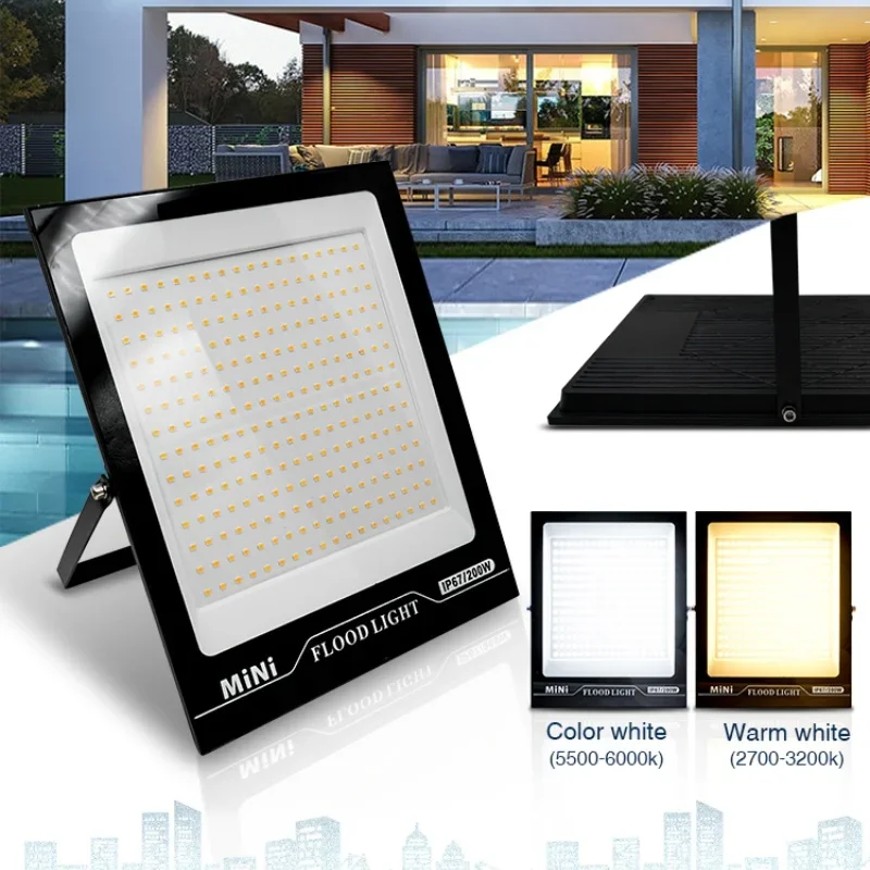 Imagem -05 - Holofote Led Impermeável para Iluminação Exterior Lâmpada de Rua Holofote de Parede ac 220v 10w 20w 30w 50w 100w 150w 200w Ip67