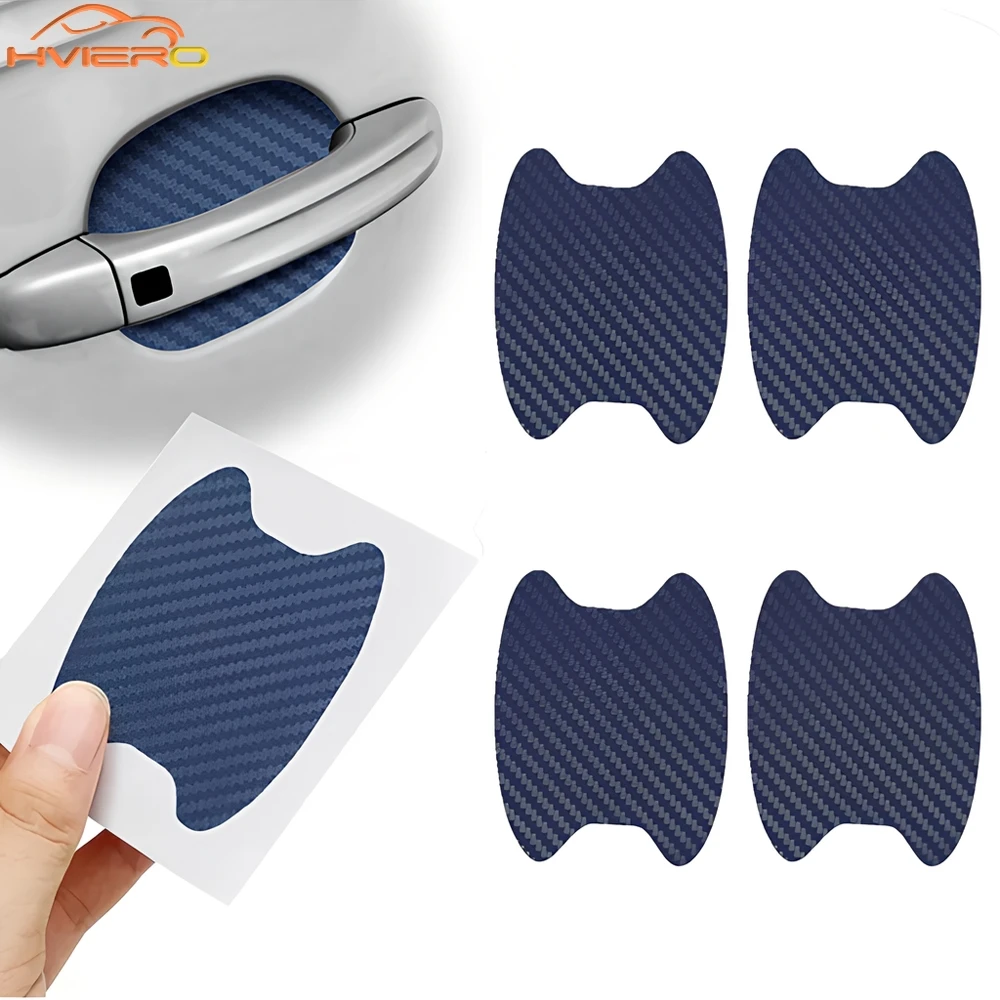 

Car Door Handle Stickers Carbon Scratches Resistant Cover Protection Film Exterior Styling auto Accessories Defense Universal