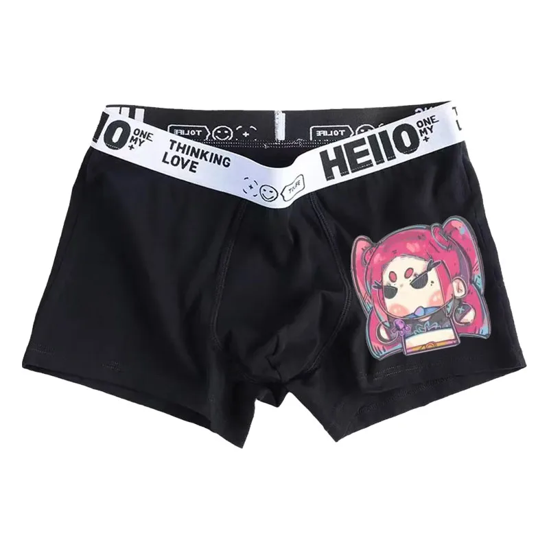 Huntr-X K-Pop شيطان الصيادين التحول أنيمي سلسلة الرجال السروال أنيمي مضاد للجراثيم سراويل داخلية للرجال الأولاد السراويل السراويل