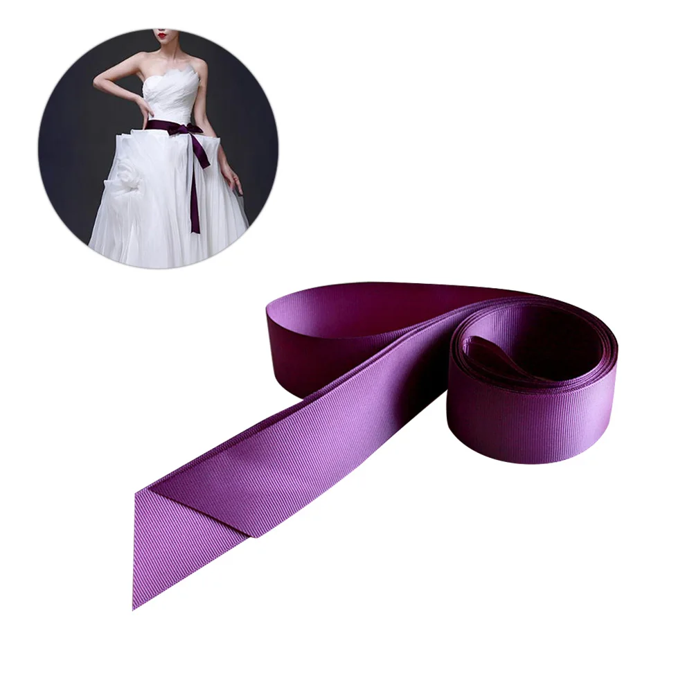 1Pcs Classic Bride Belt Elegant Bow Waist Decoration Wedding Dress Decor Bridesmaid Belt Bridal Waist Girdle Wedding Dress Decor