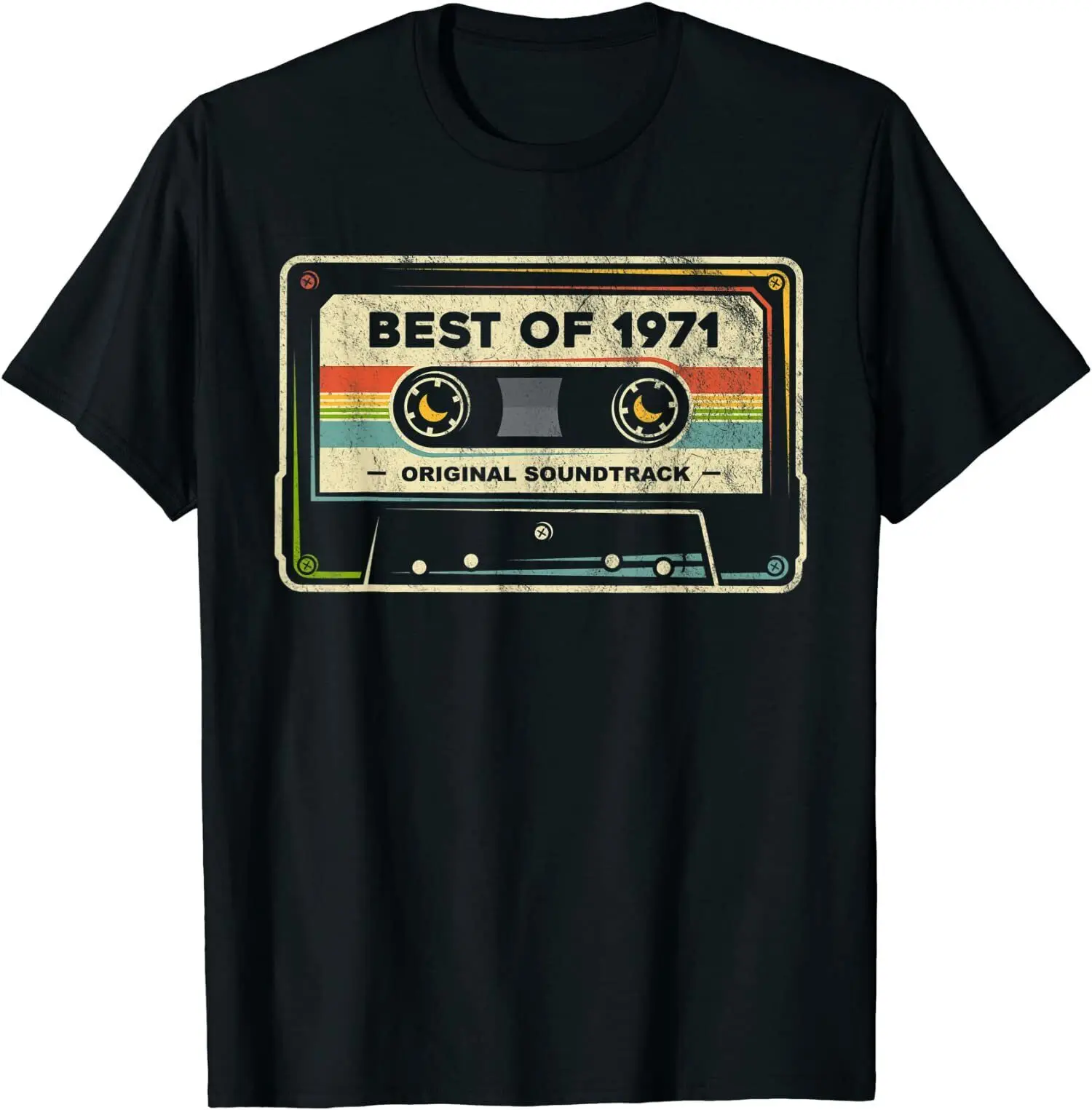 New Retro Best of 1971 Mixtape Vintage 50th Birthday Cassette Premium T-Shirt