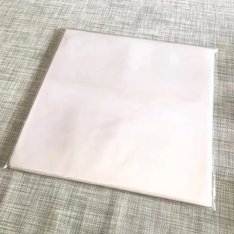 25/50Pcs 12inch Clear Vinyl Record Protecter LP Vinyl Record Self Adhesive Bag Plastic Inter Sleeves For CD Tape Protect Sleeves