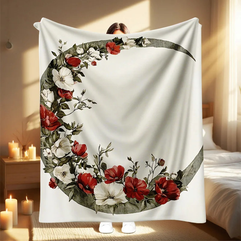 

1 шт. одеяло с цветочным принтом «Звездная ночь» Ван Гога — всесезонное покрывало из мягкого полиэстера для дивана, кровати, путешествий и кемпинга — машинная ваша