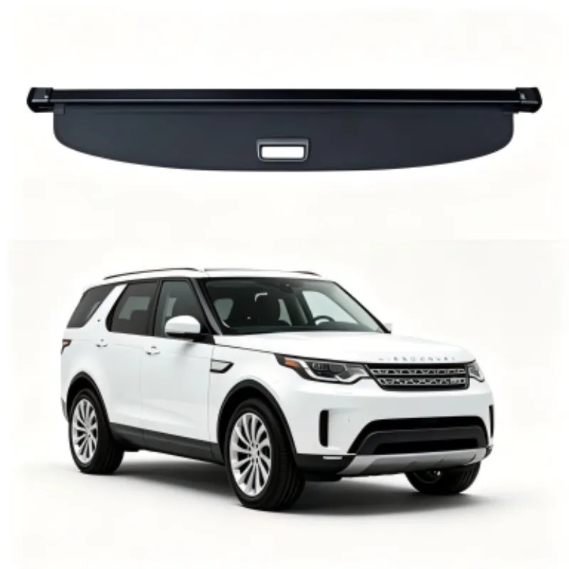 Cargo Cover Trunk Privacy Shade Rear Security Partition Anti-Theft Shield Organizer for Land Rover Discovery 3rd & 4th Gen