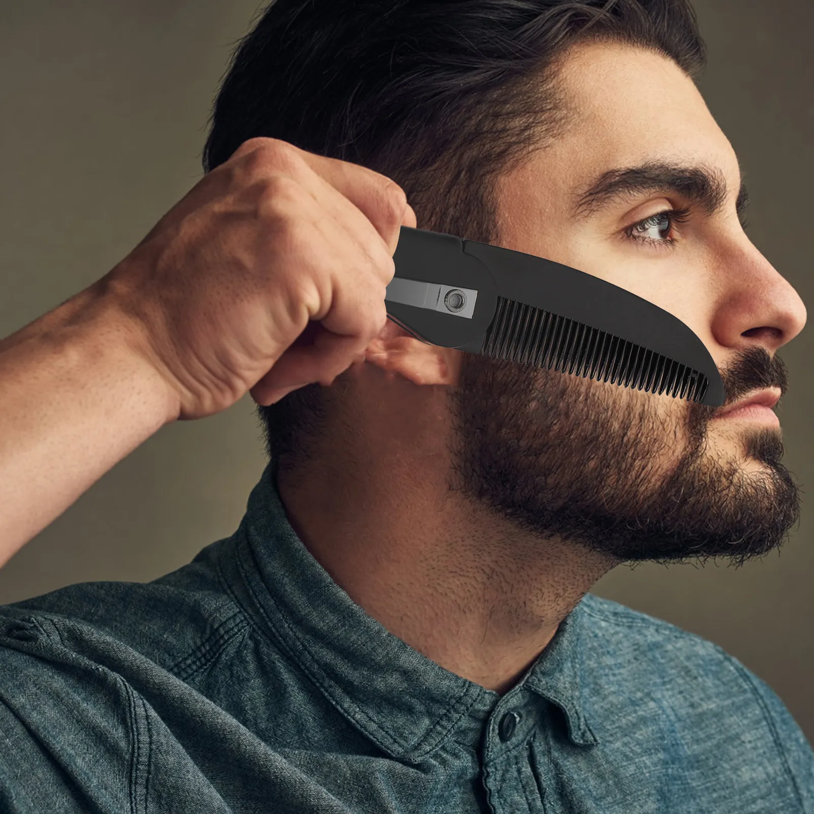 Men'S Grooming Tool - 3 шт. складных расчесок для бороды,