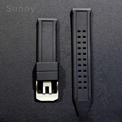 For Swiss Luminox 7050 Series 23 20mm Outdoor Sports Anti-Allergy Secure Silicone Environmental Protection Rubber Watchbands