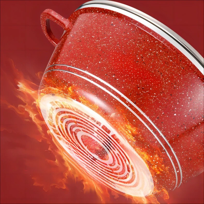 Aluminum pan 23-piece set Household kitchen non-stick