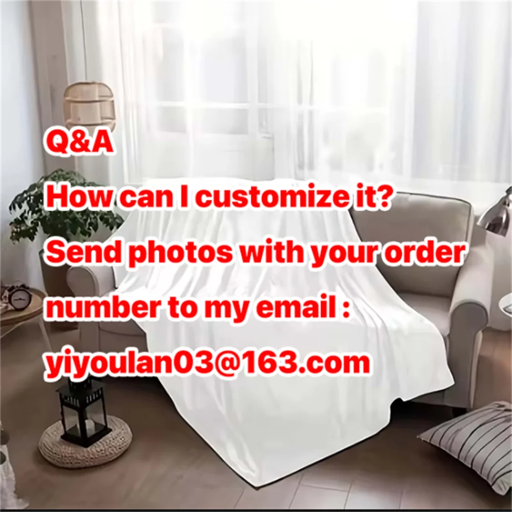 Personalized Photo Blanket Customized Print on Demand Dropshipping Warm Throw Blankets for Boyfriend Girl 150x200cm size
