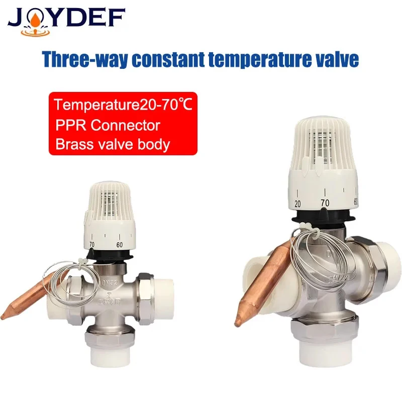 DN25-32 Energy saving 20-70 ℃ control Floor heating system thermostatic radiator valve M30*1.5 Remote controller 3 way valve