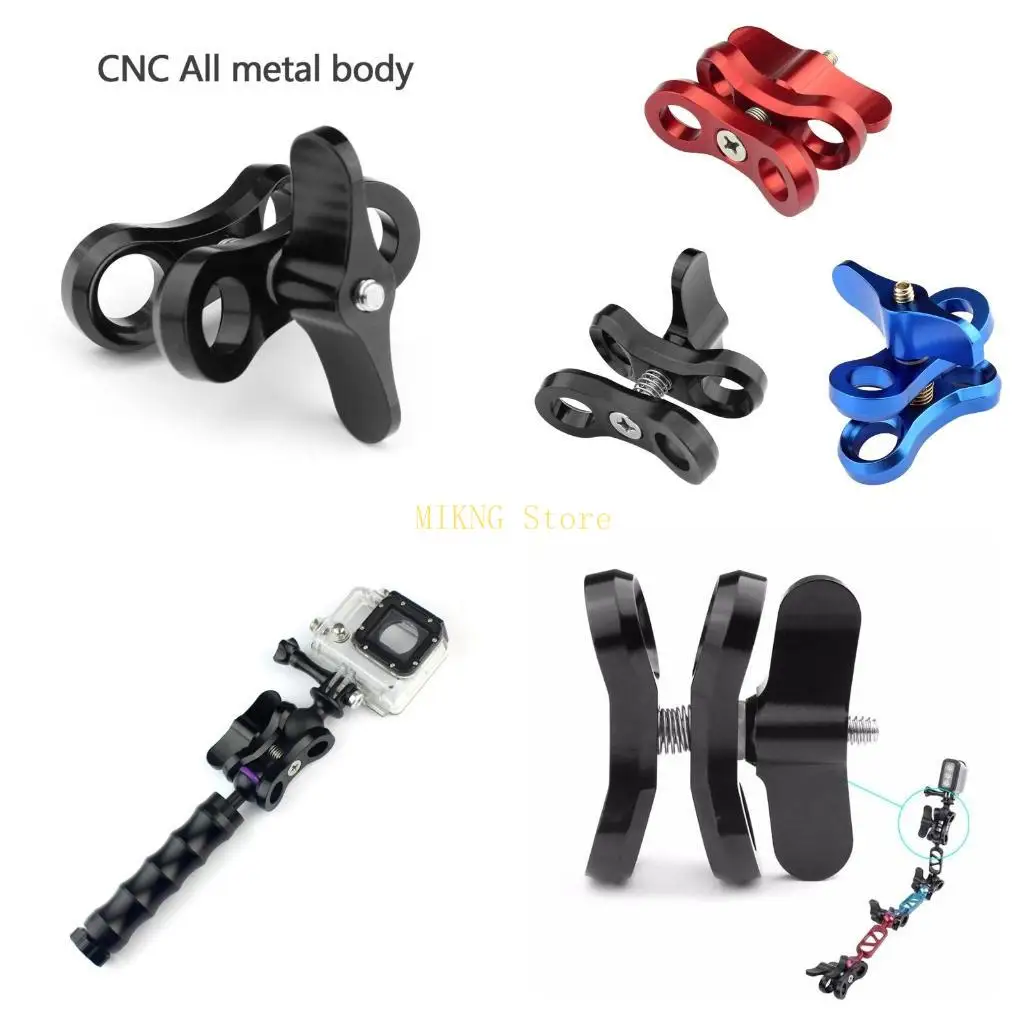 

Дайвинг 1-дюймовый штатив с шариковым зажимом и защитой от падения для крепления с зажимом-бабочкой для лучшая распродажа