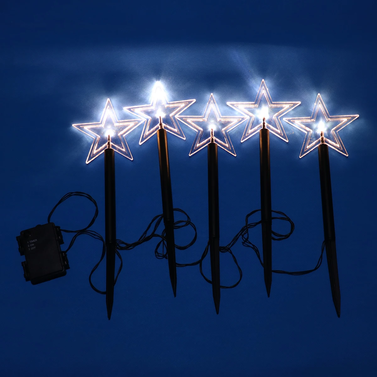 

30Led Acrylic Outdoor Christmas Stake String Lights Waterproof Yard Lamp For Lawn Patio Decoration Festival Event