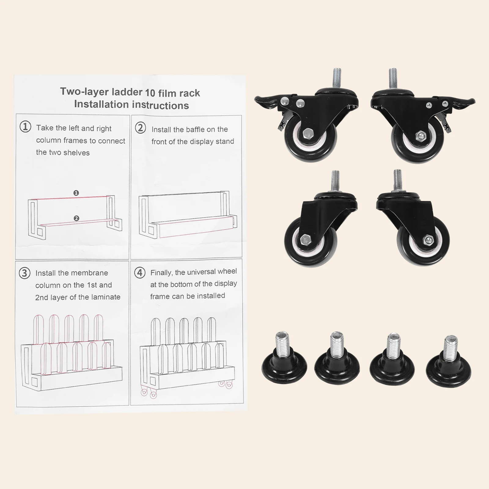 عربة بعجلات (1 قطعة) #6