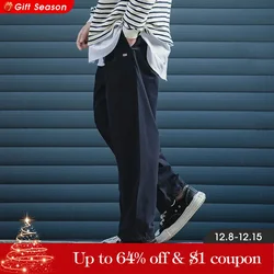 Maden Work Attire Retro Loose Casual Pants Spring And Autumn Green Elastic Leggings Long Pants For Men