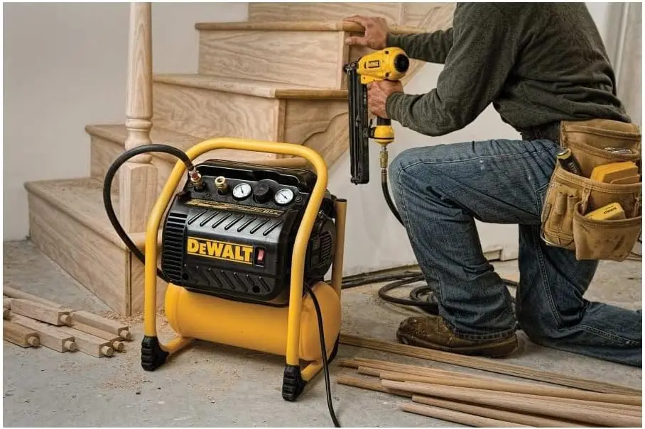 DEWALT Air Compressor for Trim, 200-PSI Max, Quiet Operation (DWFP55130)