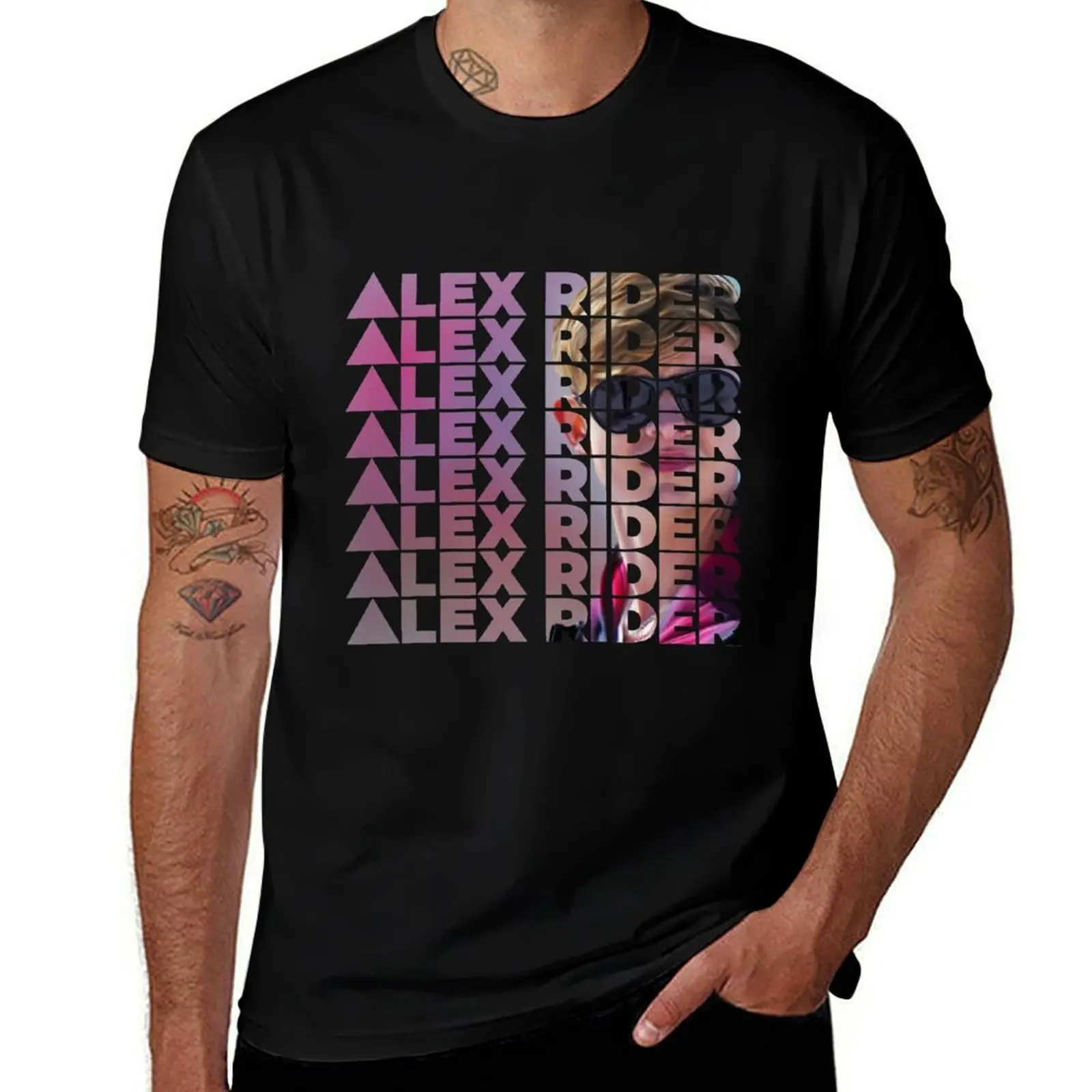 

alex rider T-Shirt t shirt man plain t shirts for man cotton anime t shirts for man T-shirt