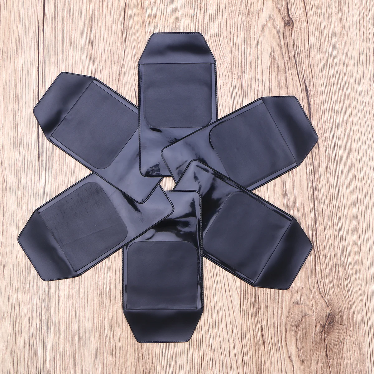 

Pen Pouch Inserted Trapezoid Pencil Bag Leak-Proof Wear Resistant PVC Stationery Organizer Pocket Protector for Office