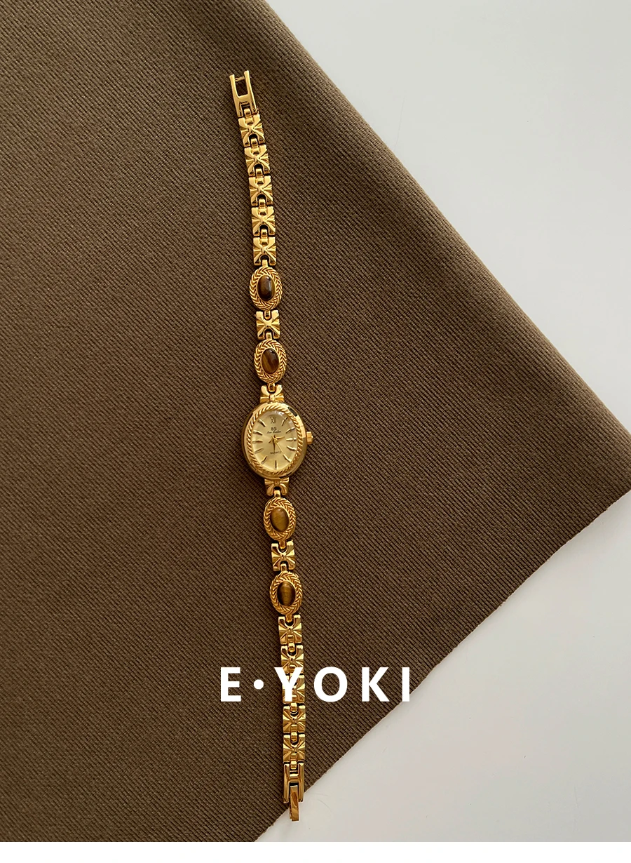 2026 Amber-Colored Vintage-Inspired, High-End, Understated Luxury Women'S Quartz Watch, A Stylish Accessory And Gift For Ladies.