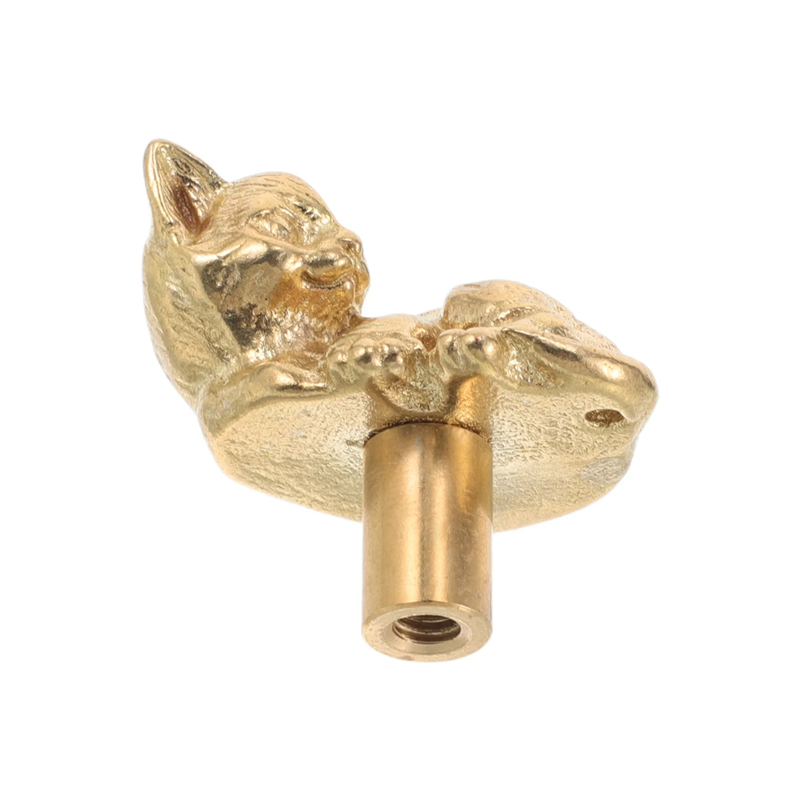 

1pcs Brass Door Handle Shape Gold Cabinet Knob For Drawer Furniture Hardware Pull Vintage Style Decorative Knobs