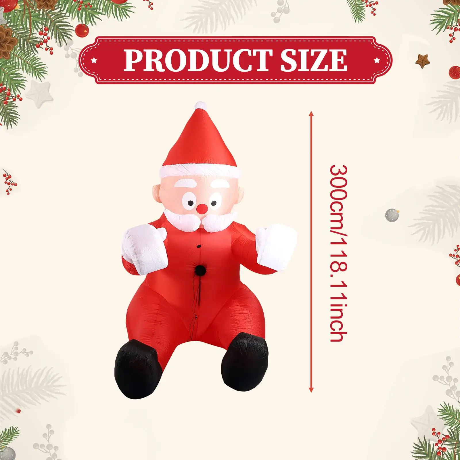 عيد الميلاد نفخ معلقة سانتا عيد الميلاد ديكور ديكورات للباحة الجدة تسلق سانتا لشرفة حفلة الفناء الخلفي الشتاء