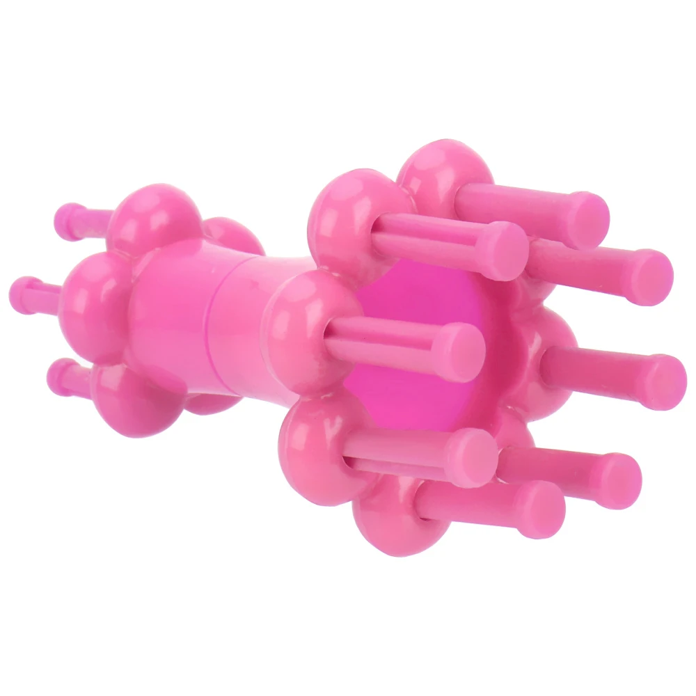 1 conjunto de tricô boneca mão artesanato ferramenta diy tecelagem cabeça dupla alternativa flor arranjador carretel tear