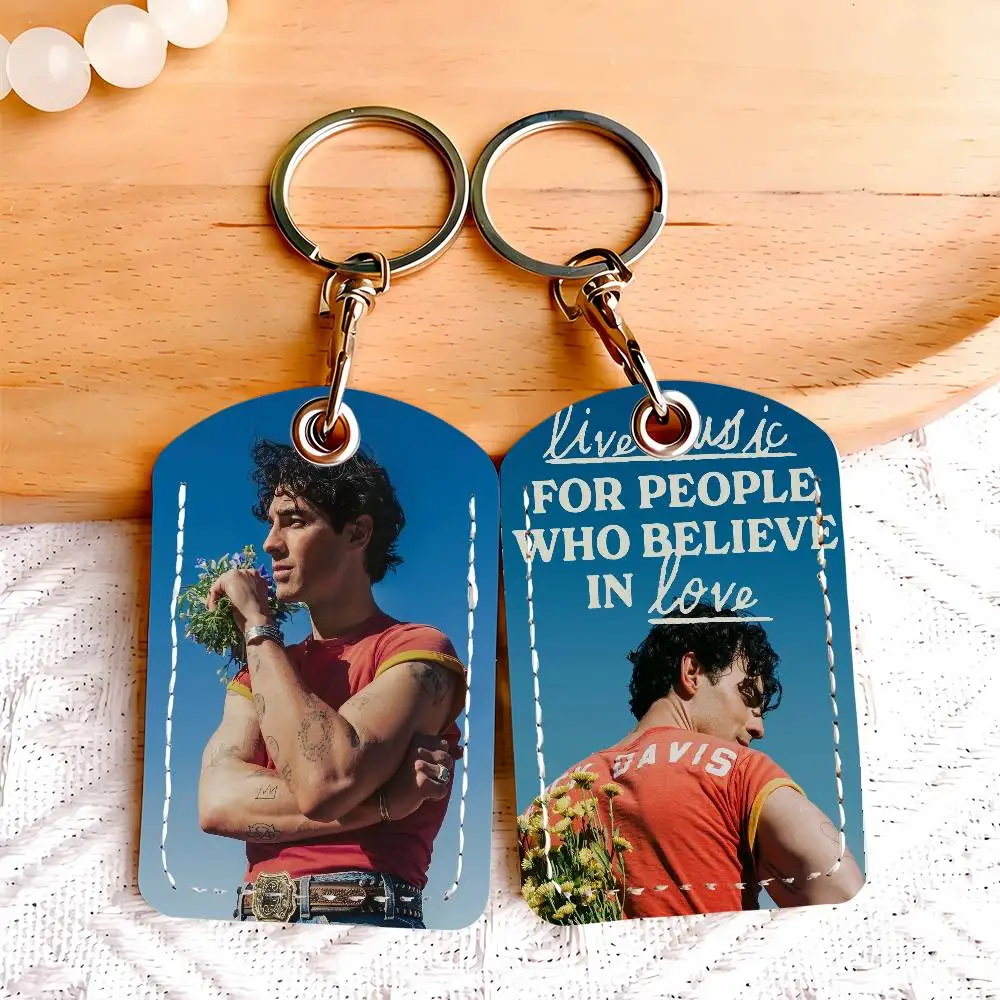 Singer J-Joe J-Jonas-S Card Holder With Keychain Executive Protection For Bank Credit Subway Bus Case