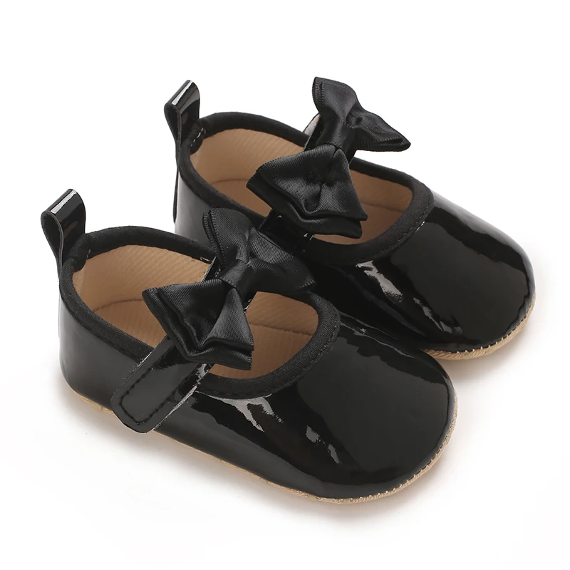0-18M Women's Baby Shoes Fashionable Classic Mary Jane Princess Shoes PU Rubber Sole Anti slip Walking Shoes