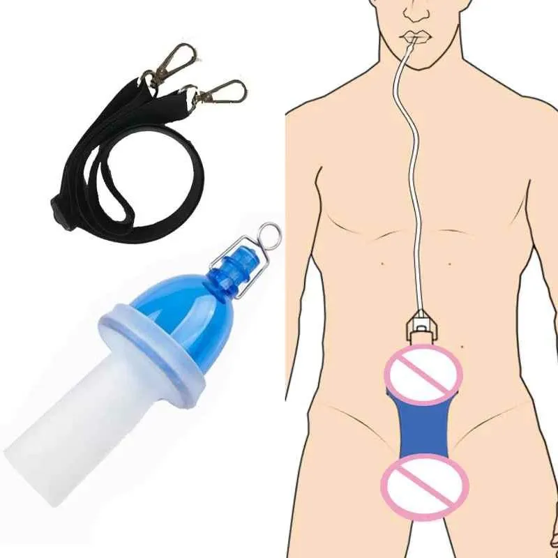 

Penis Pump Enlargement Extender Hanger Neckband Set Male Masturbator Dick Stretcher Vacuum Cups Enhancement Sex Toys For Men