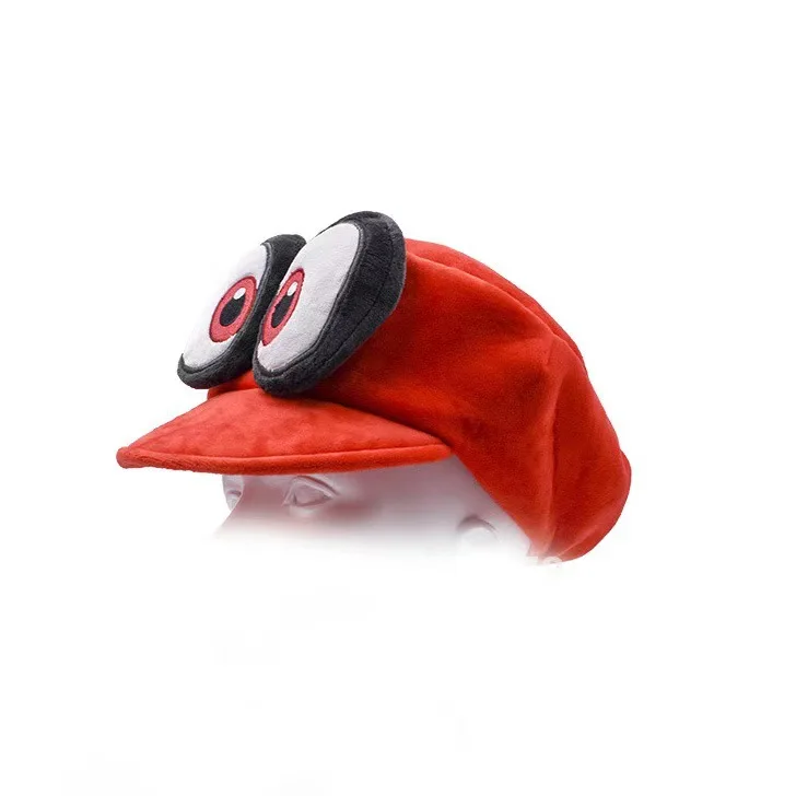 Original Super Mario Odyssey Cappy Hats Bros Luigi Waluigi Wario Caps Kids Party Accessories Toys Soft Cosplay toy