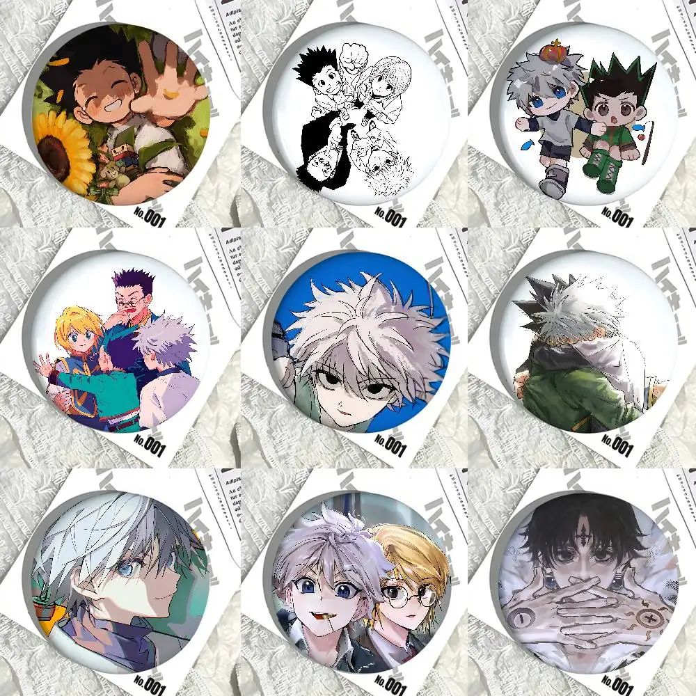 

Amine H-HUNTER H-HUNTER Badges Button PinsBrooch Creative Funny Quotes Badge Clothes Backpack Jewelry Gift For Kids Friends
