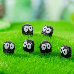 20/30/50/100pcs Mini Black Briquettes Elfs Dust Sprite Figure Miniature Figurines Fairy Garden Ornaments Home Accessories