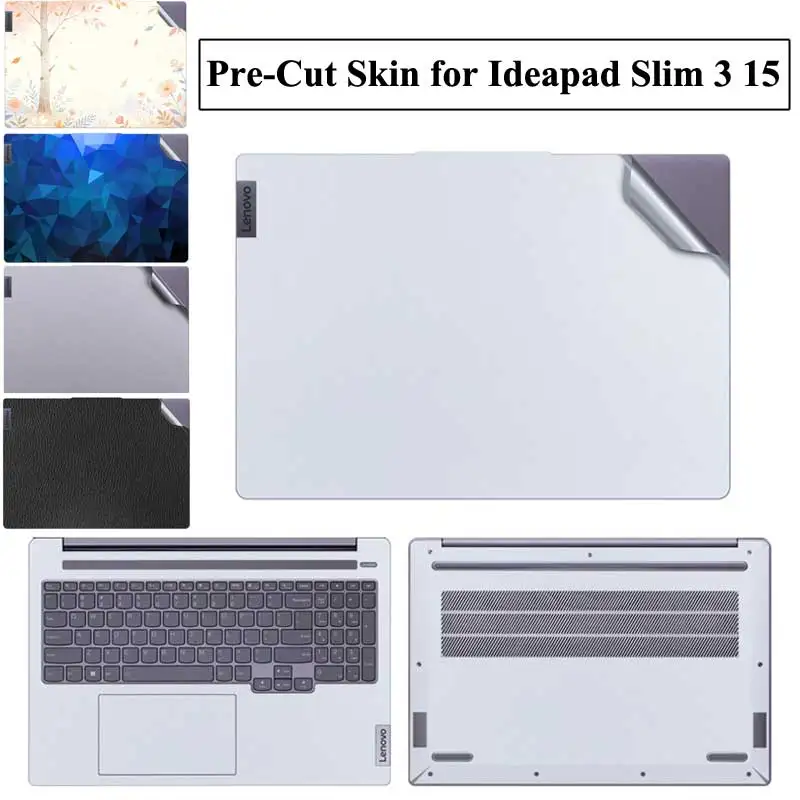 Durable Pre-Cut Laptop Vinyl Sticker Anti Scratch Palmrest Cover Film for Ideapad Slim 3 15 Gen 9 8 7 15IRU9 15IAH8 15ALC6